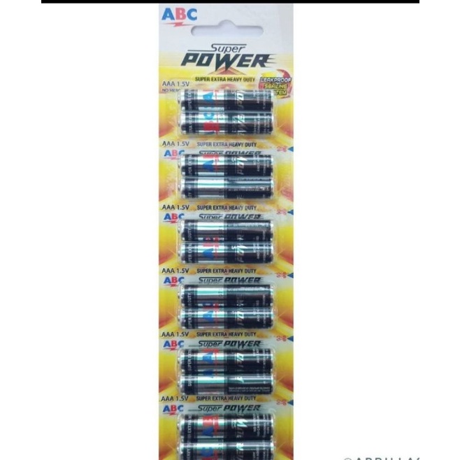 Baterai ABC super power AA 1.5 (isi 4pcs)