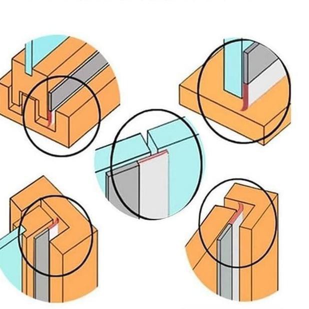 ➴ ORI-Seal tape MEREK 3M PANJANG 5METER Penutup Lubang Celah Bawah Pintu - 2,5CM, Transparan ✰