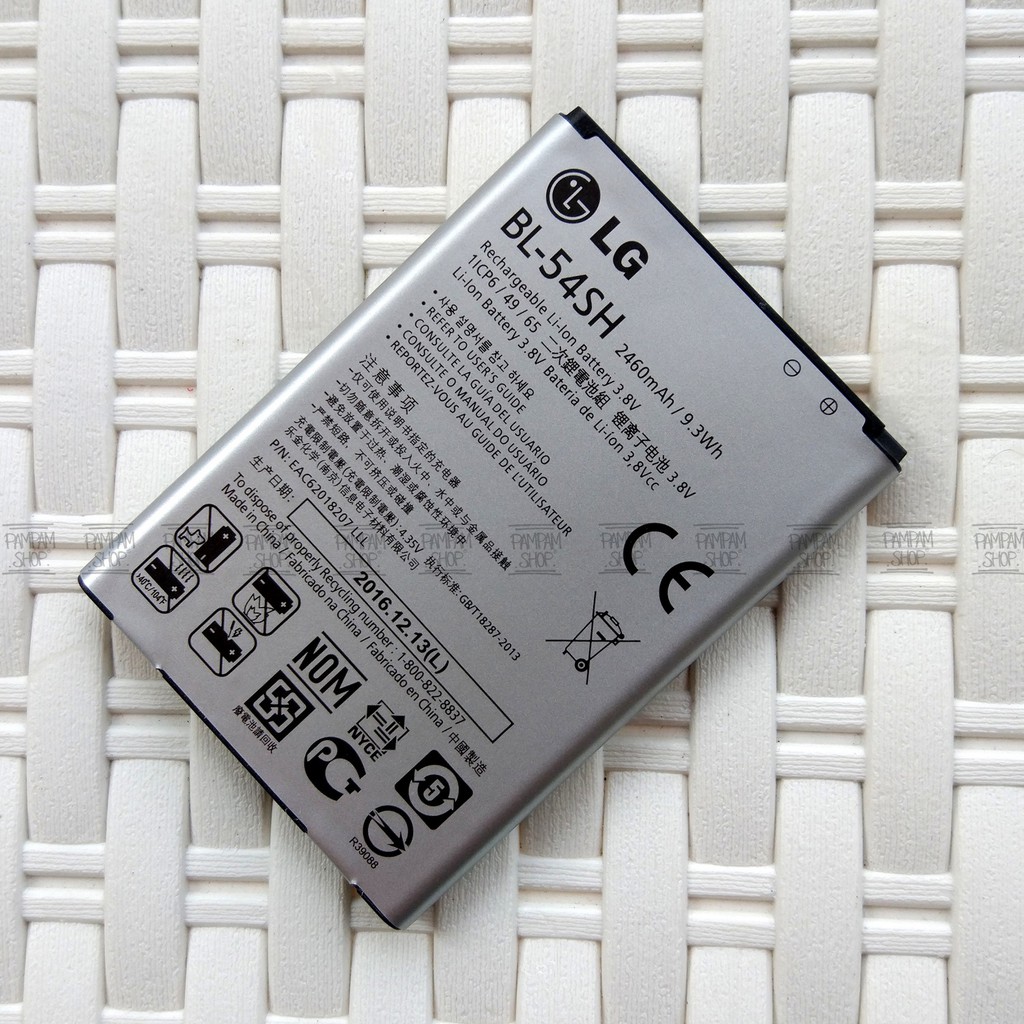 Baterai LG G3 Beat D724 D335 L80 L90 BL-54SH BL54SH Original OEM Batre Batrai D 724 D 335 L80 L 90