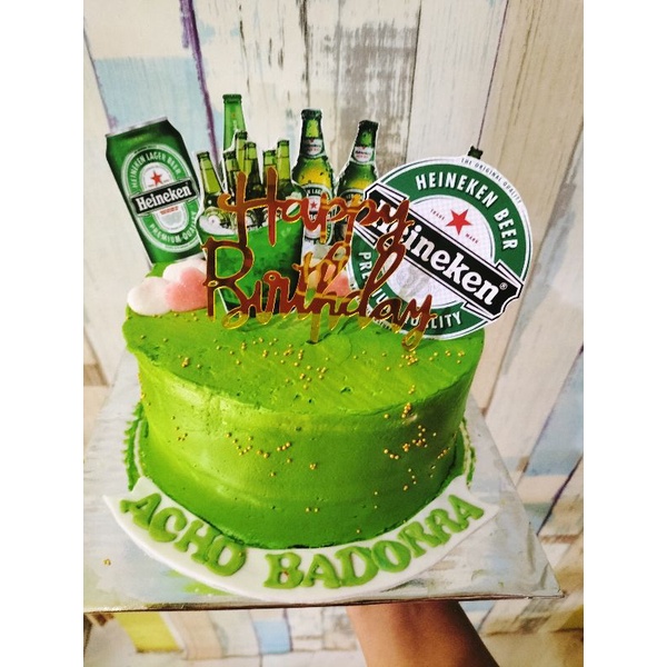 

kue ultah tema Heineken