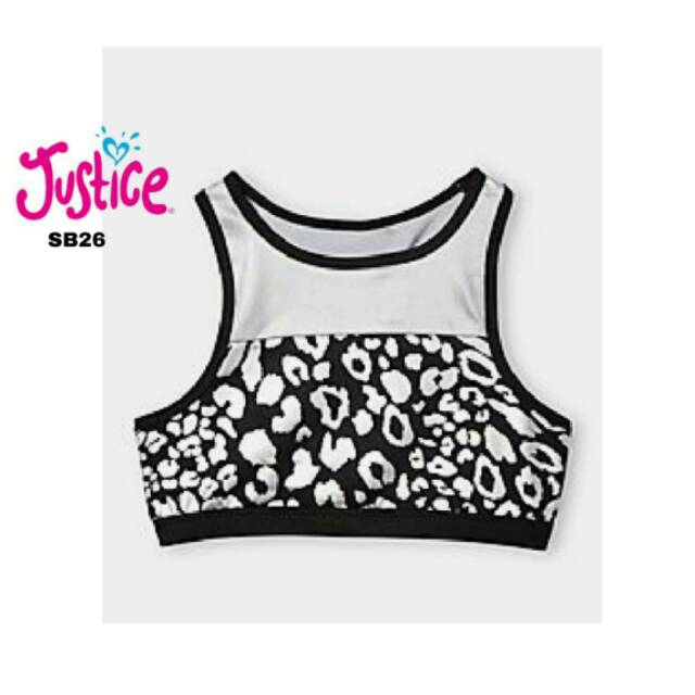 justice sports bra