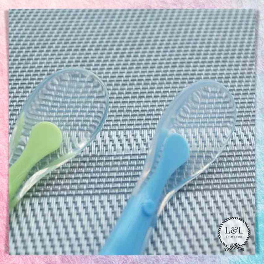 Sendok Makan Bayi Silicone Sendok Silikon Bayi Sendok Silicon Bayi Peralatan Makan Bayi Perlengkapan Mpasi Bayi Baby Silicone Spoon Food Grade BPA Free