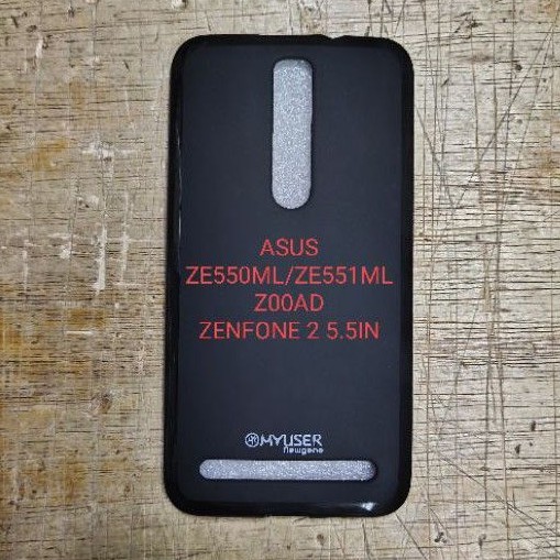 ASUS ze550mL / ze551ML / zenfone 2 5.5in / Z00AD Silikon karet hitam softcase MANTUL MURAH MERIAH