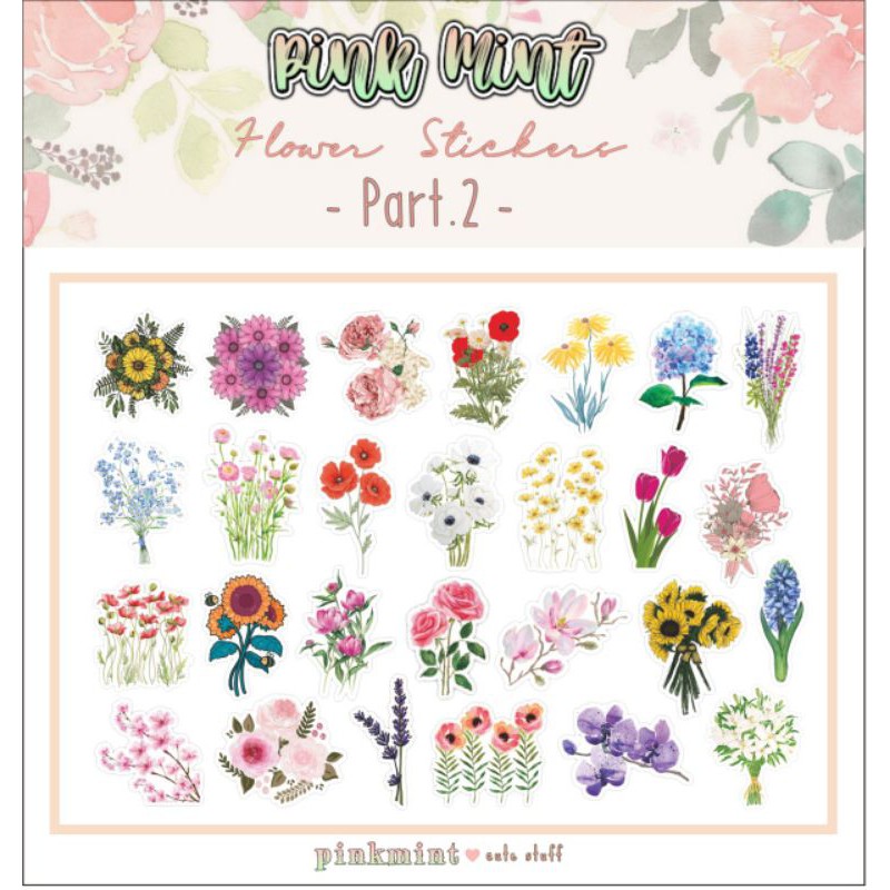 STICKER AESTHETIC BUNGA PART.2