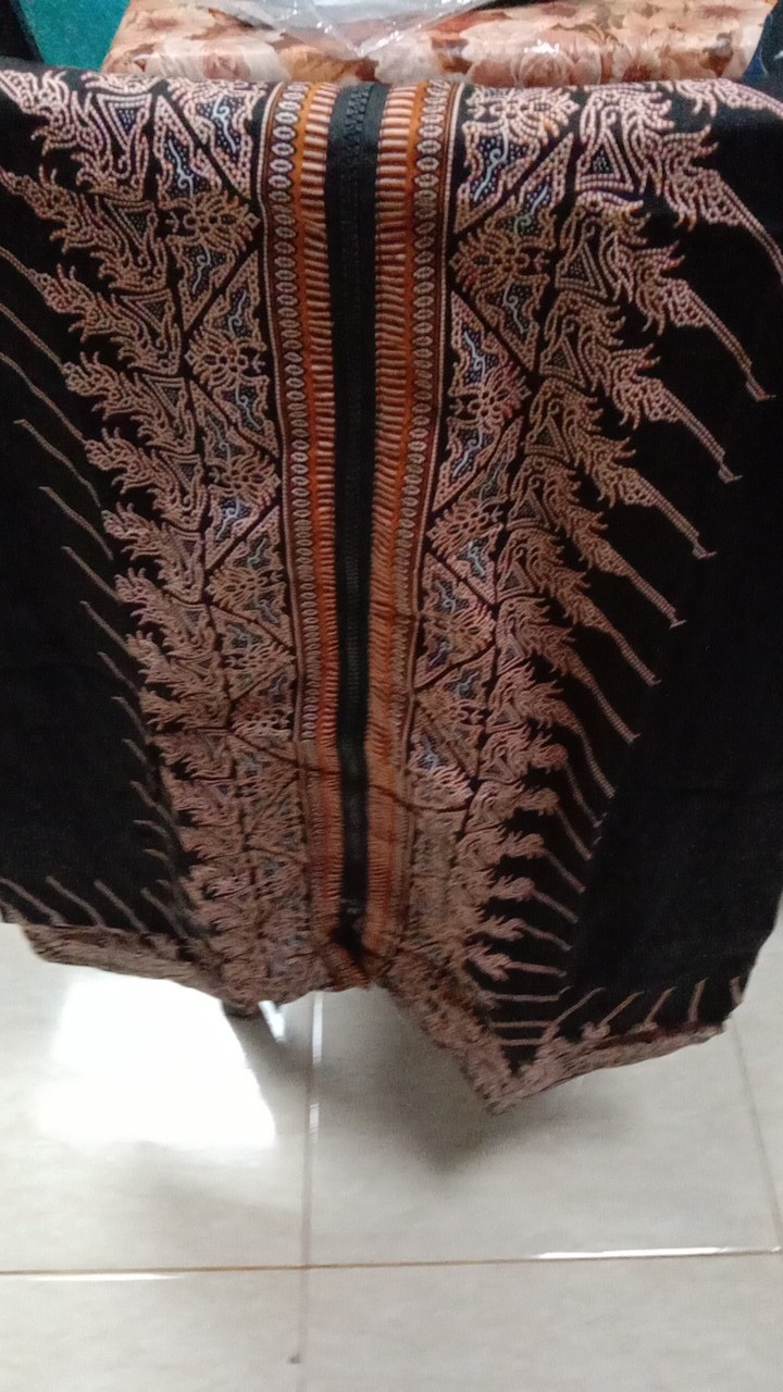 Promo 7.7 Mega Sale Tunik Batik Zipper Depan M L Xl Xxl