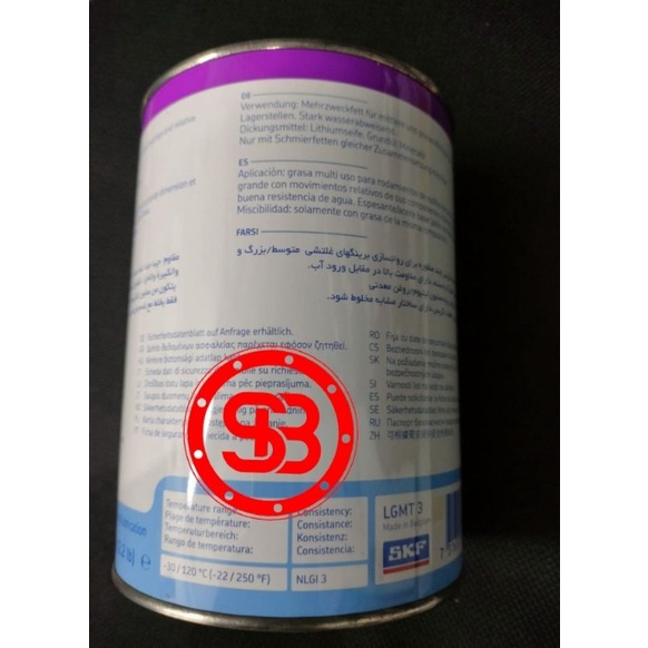 GREASE BEARING LGMT 3/1 ( General Purpose ) SKF