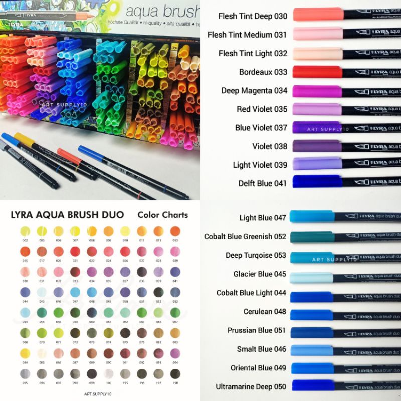 

Lyra Aqua Brush Duo - Dual Brush Pen Satuan (Varian 2)