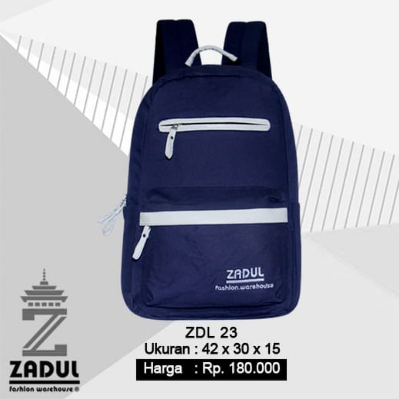 Tas Ransel laptop kanvas Premium