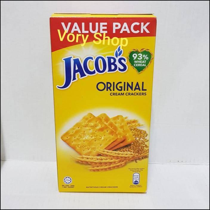 

JACOB'S CREAM CRACKER ORIGINAL BISKUIT GANDUM 360G