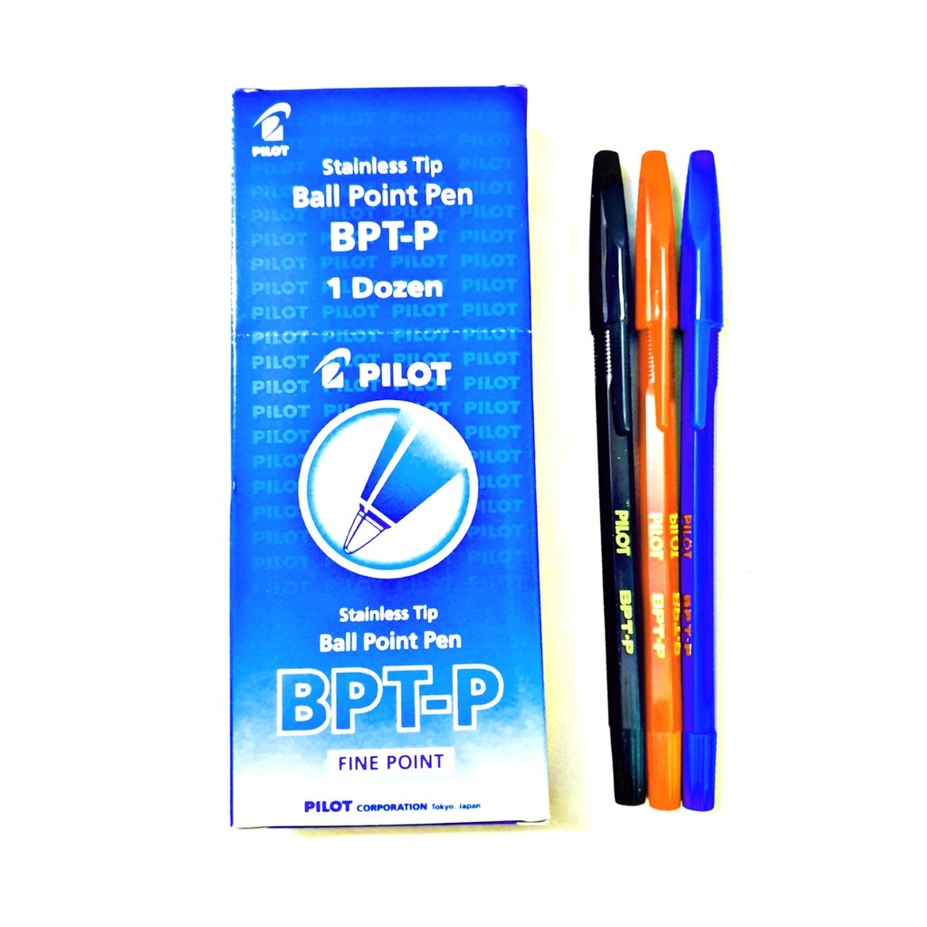 

(ISI 12)Bolpen/Bolpoint/Ballpen/Pulpen/Pena Pilot BPT-P/BPTP Merah/Biru/Hitam