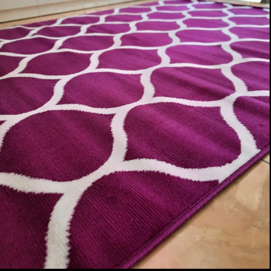 MAROC Karpet Lantai 160x210 P09 Purple LIMITED EDTION-2