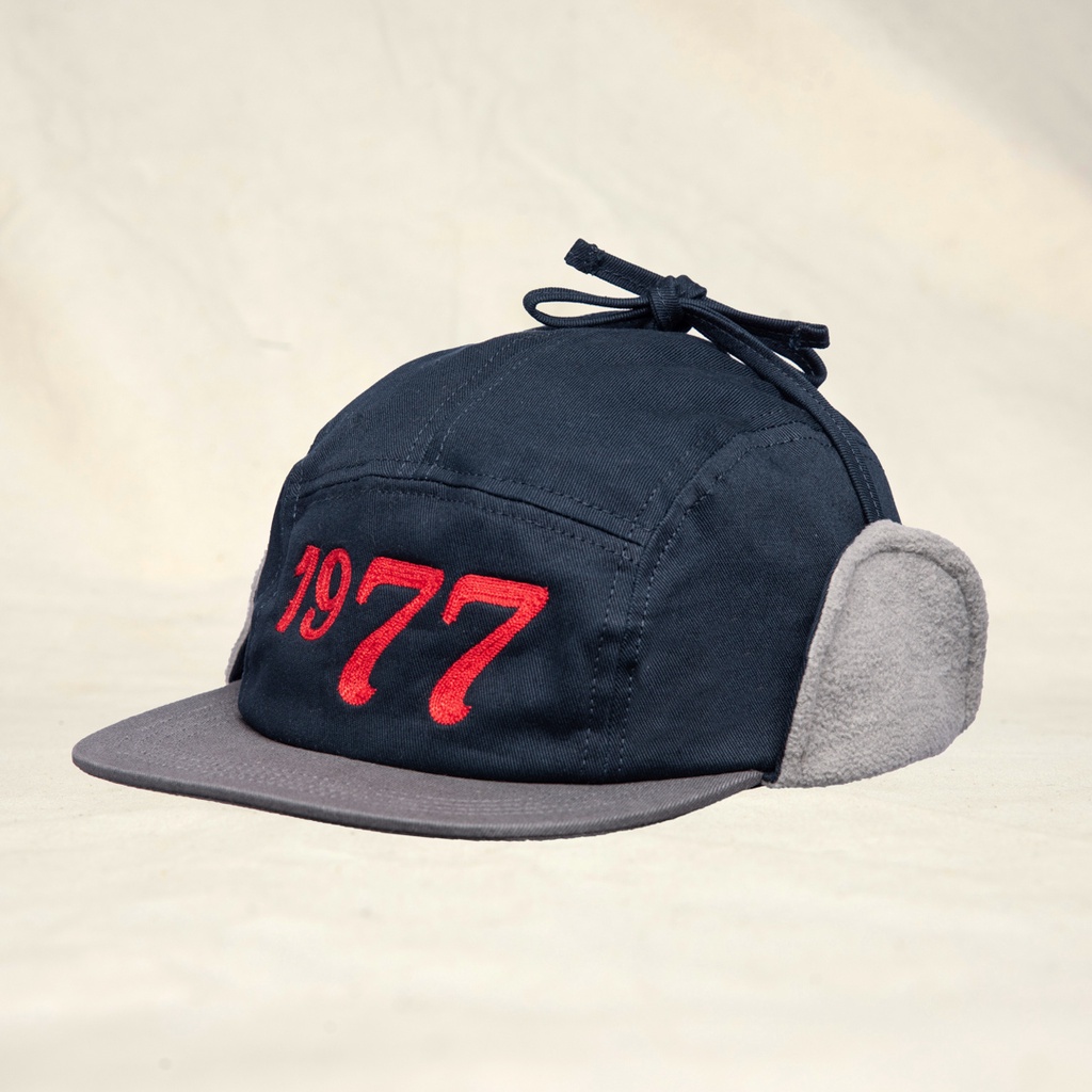 JImmy and Martin - 5 Panel Hat Earflap Navy - TP021-2