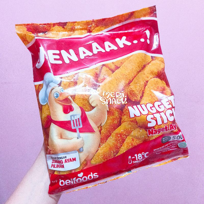 

Belfoods Chicken Nugget Stick 500gr / Naget Ayam / Nuget Stik