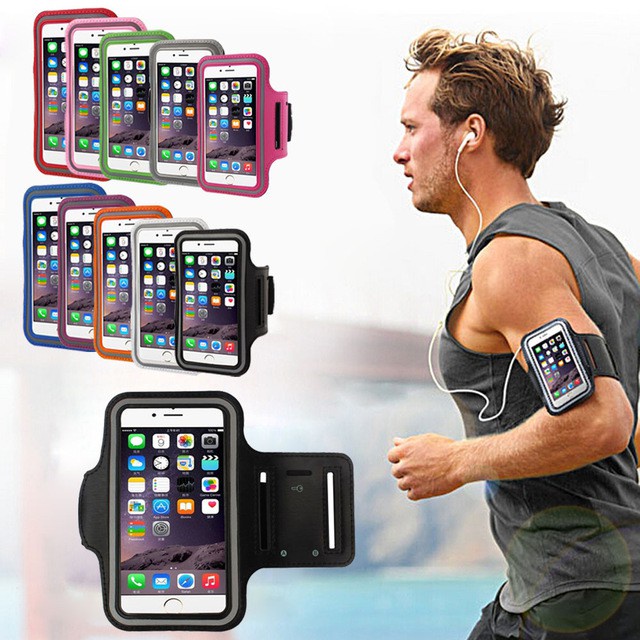 Sports Arm Band 5'5 INCH / Armband Lengan / Case untuk Olahraga / JOGGING / SENAM / FITNESS / ZUMBA