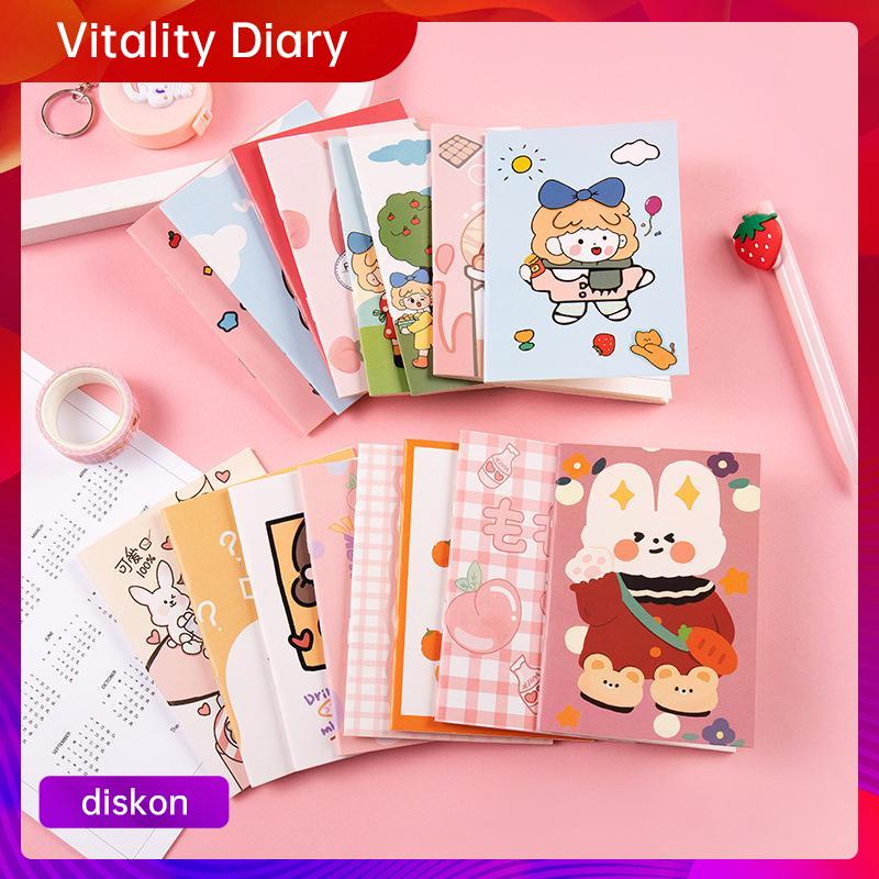

【COD❤️】Buku Kecil yang Lucu Perlengkapan Kantor Notepad Alat Tulis Siswa Portable Mini Notebook Notepad VDY