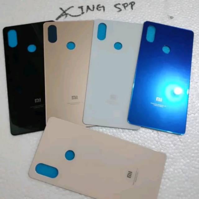 BACKDOOR BACKCOVER BACK CASING TUTUP BELAKANG XIAOMI MI8 SE ORIGINAL