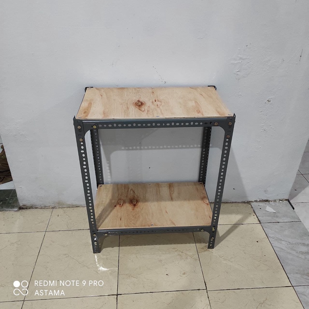 RAK SIKU LUBANG P50 L50 (cm) 2 SUSUN TINGKAT / RAK BESI SERBAGUNA