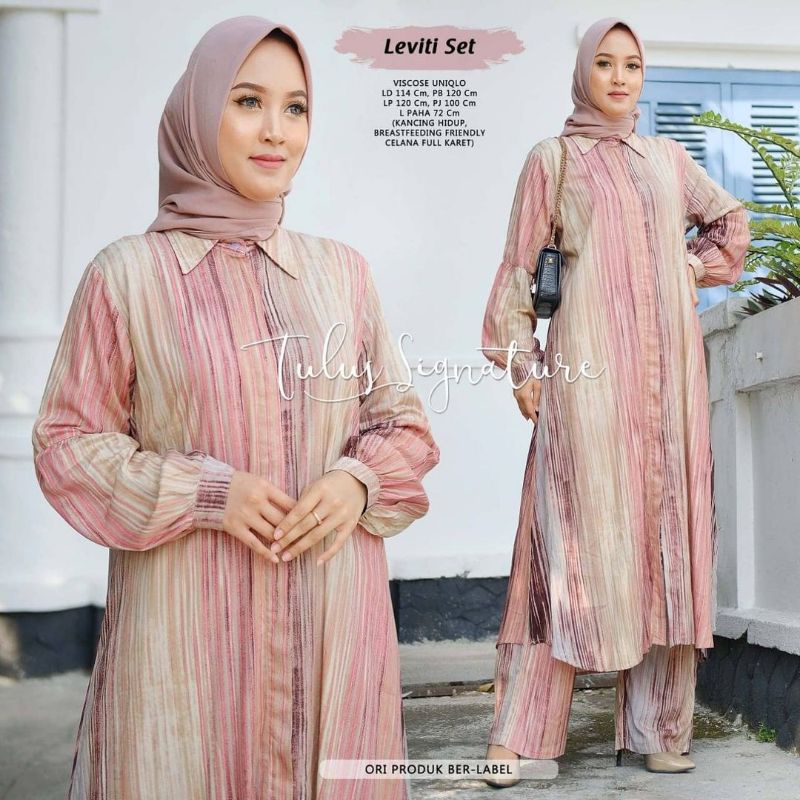 setelan panjang wanita//setelan motif//gamis peremium//pakean wanita