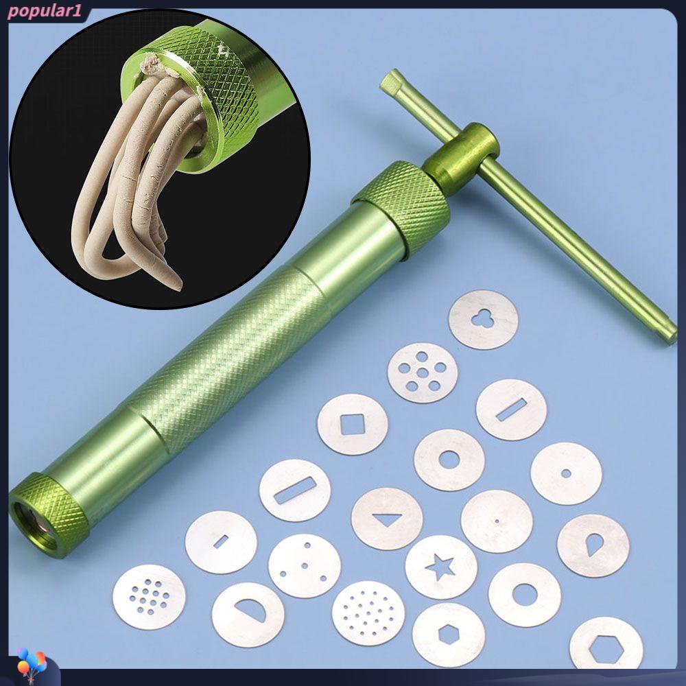 Alat Extruder Clay Bahan Stainless Steel Untuk Dekorasi Kue