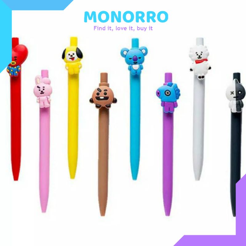 

PULPEN MEKANIK PULPEN GEL / PENA KPOP /PULPEN GEL MEKANIK BT21