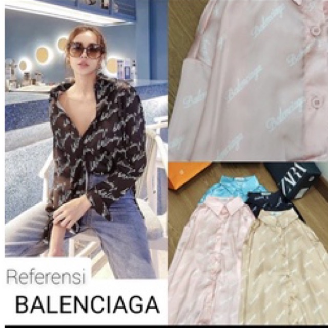 KEMEJA BALENCIAG4 IMPORT PREMIUM