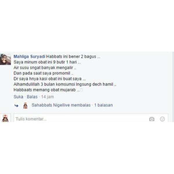 Larismanis Promil Habbatussauda Soft Capsul Program Hamil Penyubur Kandungan