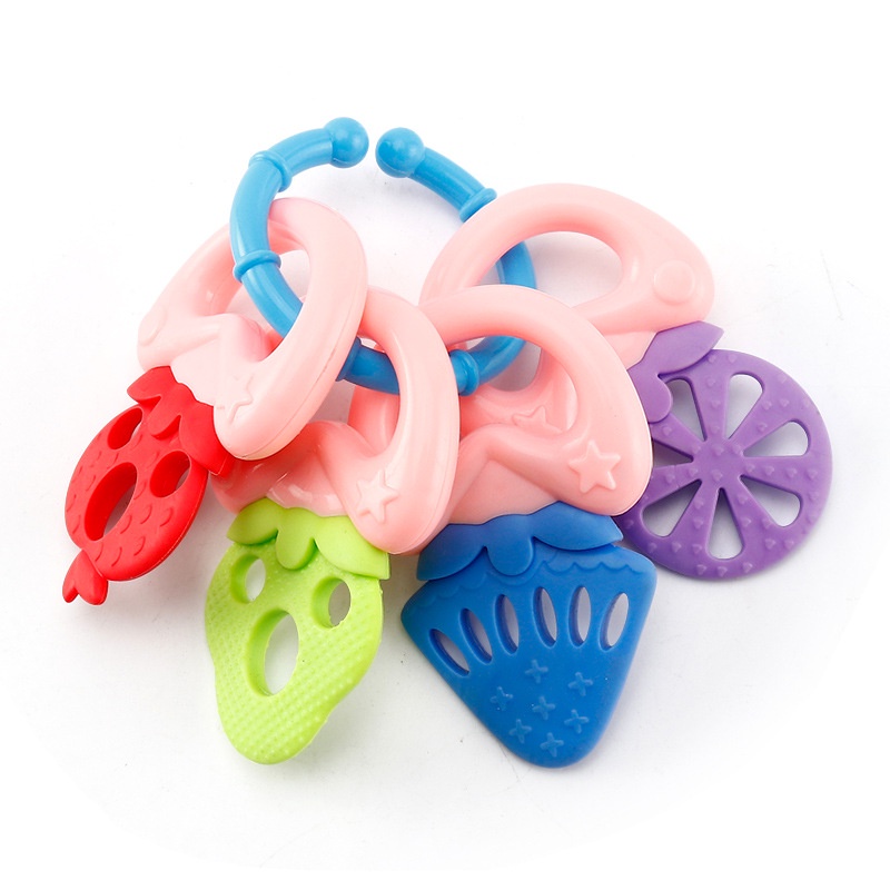 Teether Bayi 0-6 - 12 Bulan Bahan Silikon Food Grade BPA Free