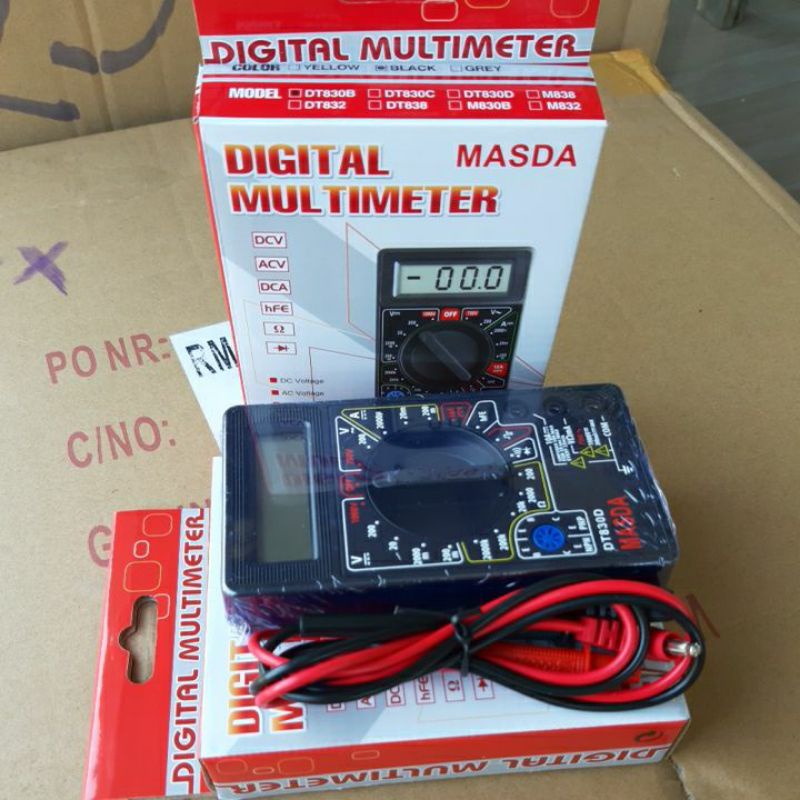 MULTIMETER DIGITAL TESTER DIGITAL MASDA DT830B /DT830D