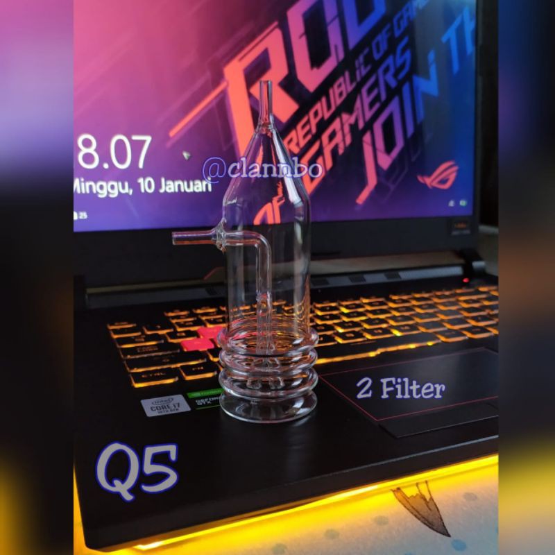 Ready Full Set Tabung Kaca Tipe Q05 Toko Accesories Bong