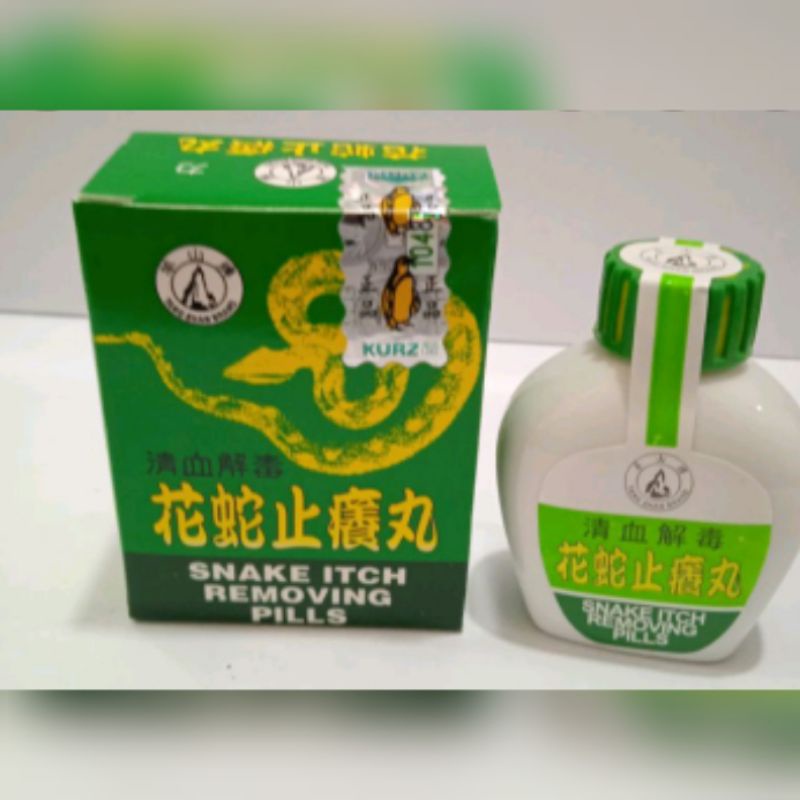 Snake itch herbal gatal gatal pada kulit psioriasis cenang