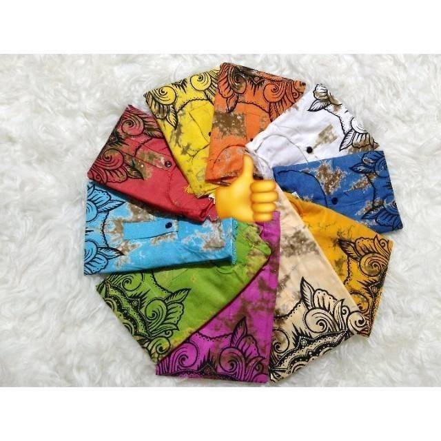 Setelan baju barong/ setelan baju khas bali / baju barong anak / baju pantai anak / khas bali