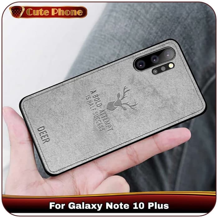 Casing Samsung Galaxy Note 10 Plus Soft Case Rusa Best Quality Canvas