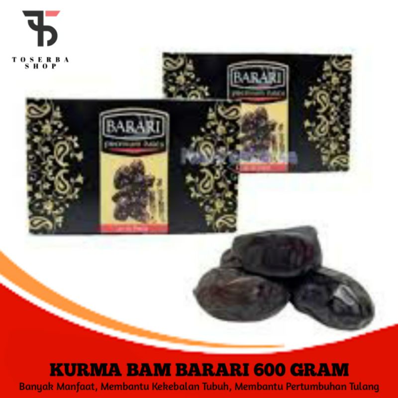 

Kurma Bam Barari 600 gr / Kurma Anggur