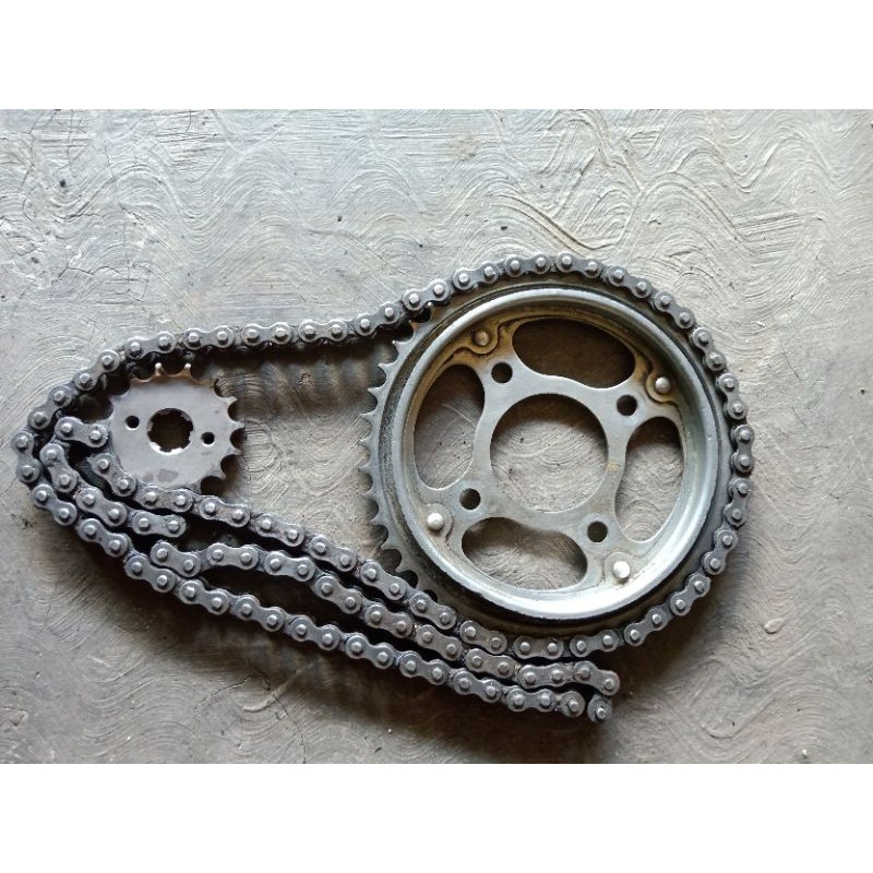 Gir set second untuk motor Verza & Mega pro