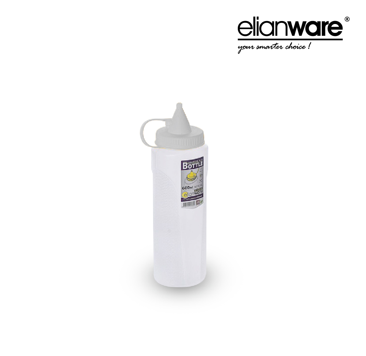 ELIANWARE Sauce Bottle Botol Saus Sambal (600ML), Single Hole / Satu Lubang