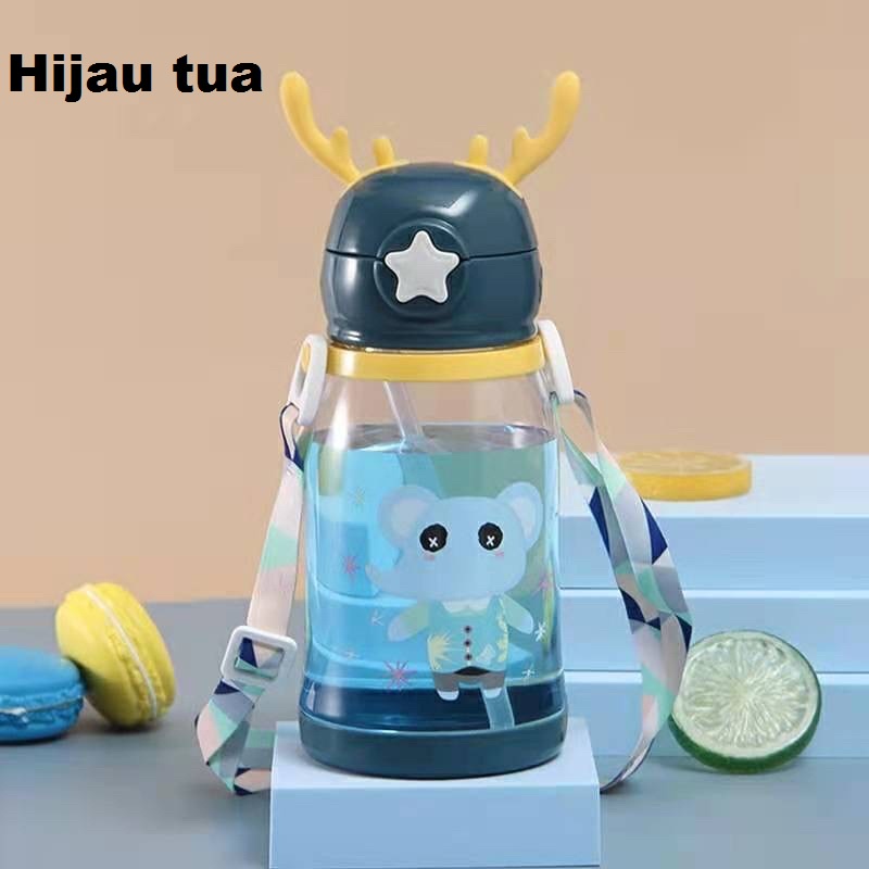 Botol Minum Anak Motif Tanduk Rusa BPA Free