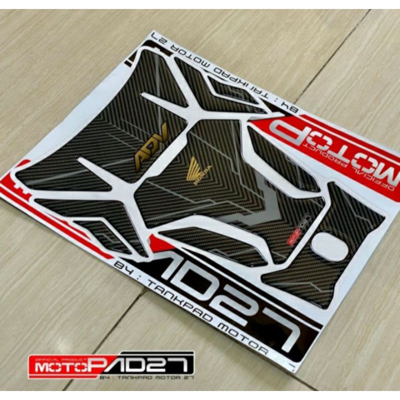 Stiker Tankpad deckpad ADV 160 bahan resin Oroginal