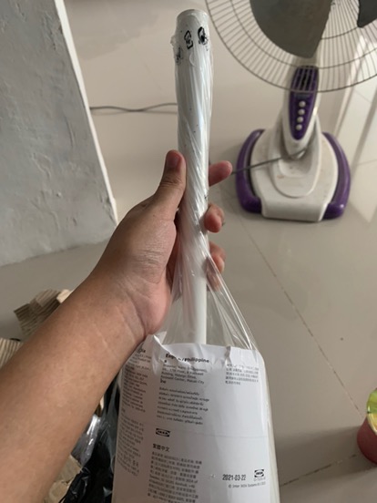 Sikat Toilet Dg Dudukan, Sikat Wc, Toilet Brush, B0lmen !kea-hitam-putih