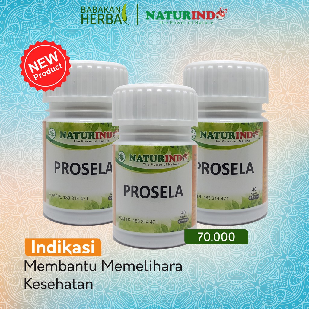 

Naturindo Fit PROSELA Obat Herbal Supaya Tetap Sehat dan Fit Babakan Herbal