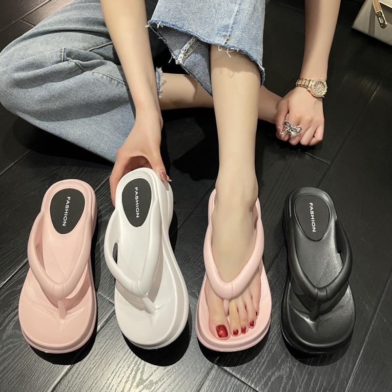 Ready Sandal Wedges Flipper Wanita Original Import FLIPCRS02 LDQ