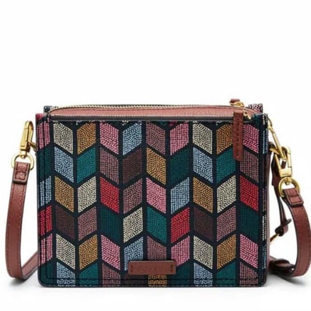 Fossil Cambell Cross Body Chevron