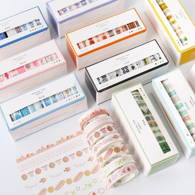 

((((()paling dicari] MEOWMI Washi Tape isi 10 Motif Kawaii DT0007 Masking tape Scrapbook