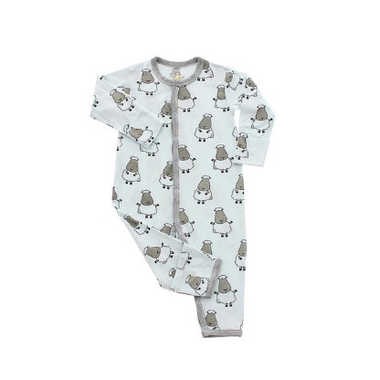 Baabaa Sheepz Romper Snap Blue Romper Baju Bayi