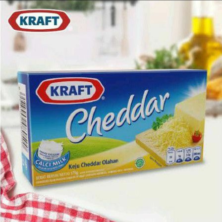 

Keju Kraft Cheddar 165gr
