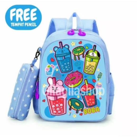 GGS Tas boba/Ransel Anak Boba/Tas pop it/Tas sekolah anak/Ransel anak TK/Tas anak TK cewek/Tas anak TK perempuan/Tas sekolah anak cewek/Tas sekolah anak TK/Tas sekolah anak gendong