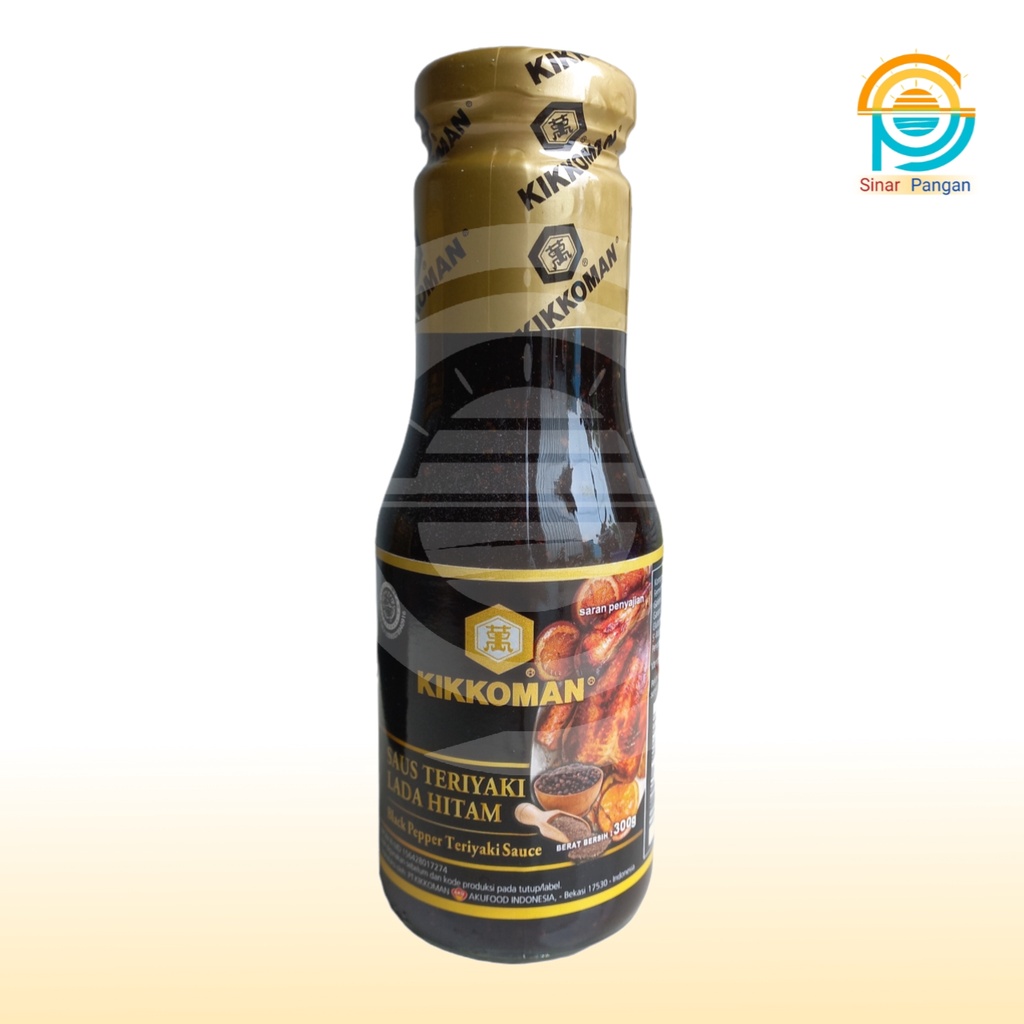 

Kikkoman Black Pepper Teriyaki Sauce / Kikkoman Saus Teriyaki Lada Hitam 300 gr