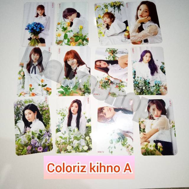 Iz*one Izone Color*iz Kihno Photocard Kpop