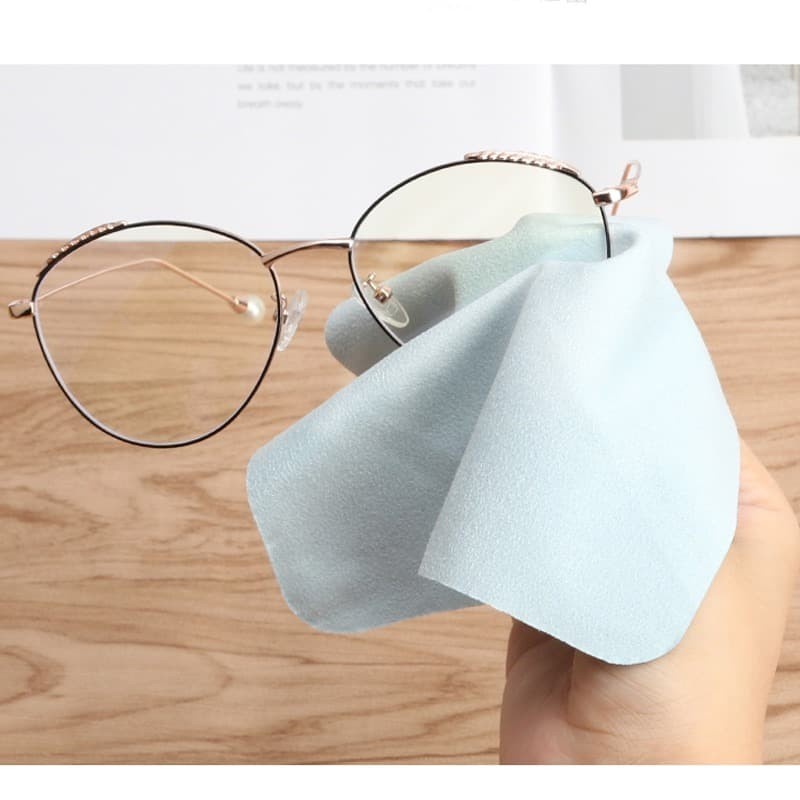 LOVINGFANG Kain Microfiber Lap Pembersih Lensa Kacamata 150 x 175mm 5 PCS - LV11 - Multi-Color