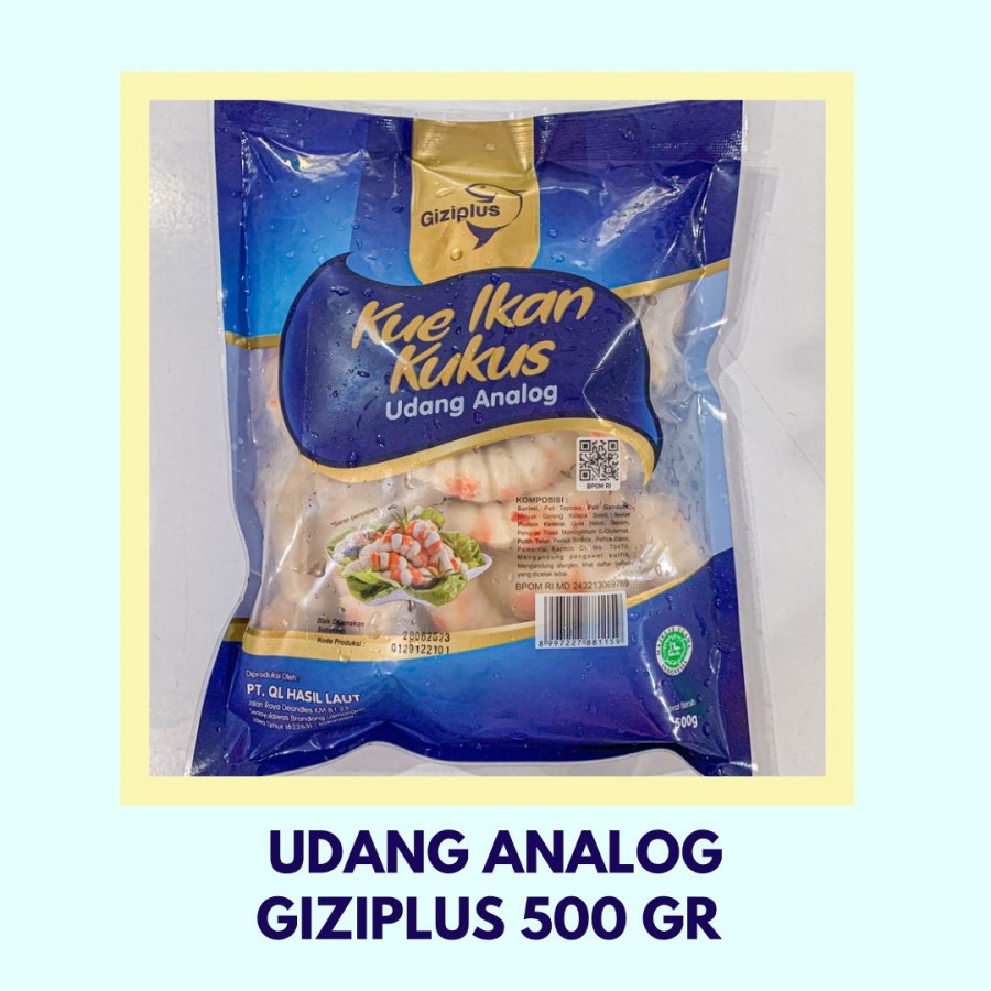 Gizi plus Udang Analog 500gr