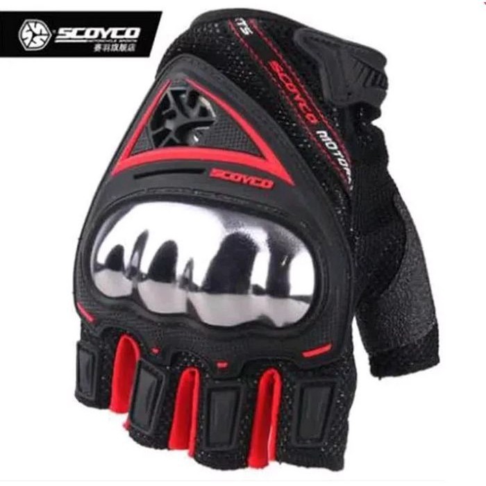 Gloves Sarung Tangan Motor SCOYCO MC44 HALF GLove ORIGINAL